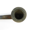 Foxhall Selected Briar Billiard Pipe with Vulcanite Stem Triple Chevron Logo Dark Brown Gold Grain Vintage Smoking