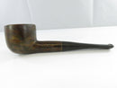 Foxhall Selected Briar Billiard Pipe with Vulcanite Stem Triple Chevron Logo Dark Brown Gold Grain Vintage Smoking