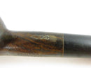 Foxhall Selected Briar Billiard Pipe with Vulcanite Stem Triple Chevron Logo Dark Brown Gold Grain Vintage Smoking