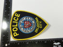 Retired Oklahoma City Police Shoulder Patch Badge Collectible Law Enforcement Memorabilia Emblem Uniform used return