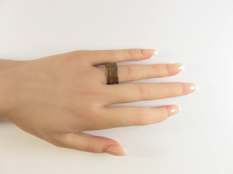 Vintage Bell Trading Post Copper Thunderbird Ring, Navajo Artisan, Size 8.5