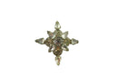 Vintage Star Brooch With Faceted Glass Stones Unsigned — Jewelry & Watches:Vintage & Antique Jewelry:Fine:Undated Fine Jewelr
