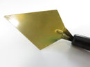 Masonic Ceremonial Presentation Trowel with Etched Details Freemasonry Gold-tone Square Compasses Pillars All-Seeing Eye