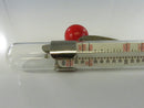 Acu-rite Combination Candy Deep Frying Thermometer Mid-Century John L. Chaney Co. Vintage Glass and Metal Lake Geneva