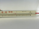 Acu-rite Combination Candy Deep Frying Thermometer Mid-Century John L. Chaney Co. Vintage Glass and Metal Lake Geneva