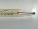 Acu-rite Combination Candy Deep Frying Thermometer Mid-Century John L. Chaney Co. Vintage Glass and Metal Lake Geneva