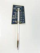 Springfield thermometer showing temperature scales and metal tip