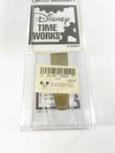 Disney Time Works Mickey Mouse Quartz Wristwatch Model M1002 Watch Analog Parks Exclusive Gold-tone Movement Japan