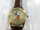 Disney Time Works Mickey Mouse Quartz Wristwatch Model M1002 Watch Analog Parks Exclusive Gold-tone Movement Japan