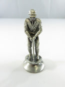 Front view of golf theme chess piece