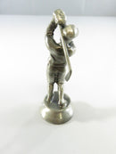 Fame Products Golf Theme Chess Set Pewter Bishop Piece Solid Metal Alloy Figure Silver-tone Replacement DIY Wine Cork