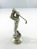 Fame Products Golf Theme Chess Set Pewter Bishop Piece Solid Metal Alloy Figure Silver-tone Replacement DIY Wine Cork