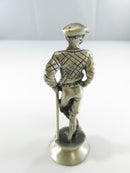 Fame Products Golf Theme Chess Set Pewter King Piece Solid Metal Alloy Argyle Sweater Vest Male Golfer Replacement Board