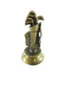 Golf theme chess piece with golf bag design