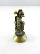 Fame Products Golf Theme Chess Piece Replacement Rook Brass Colored Solid Metal Alloy Bag Crafting Supply Component