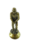 Golf theme chess piece with golfer design