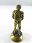 Fame Products Golf Theme Chess Piece Replacement Knight Brass Colored Solid Metal Alloy with Flared Bell Base Themed
