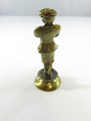 Fame Products Replacement Queen Golf Theme Chess Piece Brass Colored Female Golfer Solid Metal Alloy Crafting Supply
