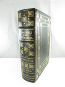 Detailed view of spine and cover of Roosevelt and Churchill by Joseph P. Lash
