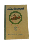 Cover of Leathercraft Boy Scouts of America pamphlet
