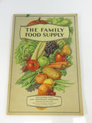 Back cover of The Family Food Supply pamphlet
