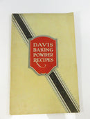 Front cover of Davis Baking Powder Recipes pamphlet