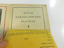 Title page of Davis Baking Powder Selected Recipes
