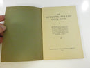 1925 The Metropolitan Cook Book Pamphlet by Metropolitan Life Insurance Company Antique Recipe Booklet