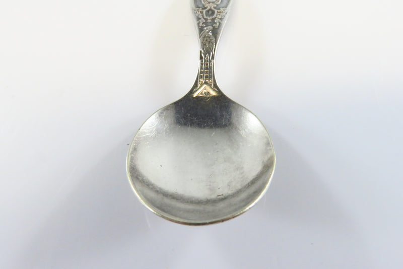 c1975 WM Rogers IS Silver Birth Record Spoon Bridget Dec 1 1975 A M 4" Long