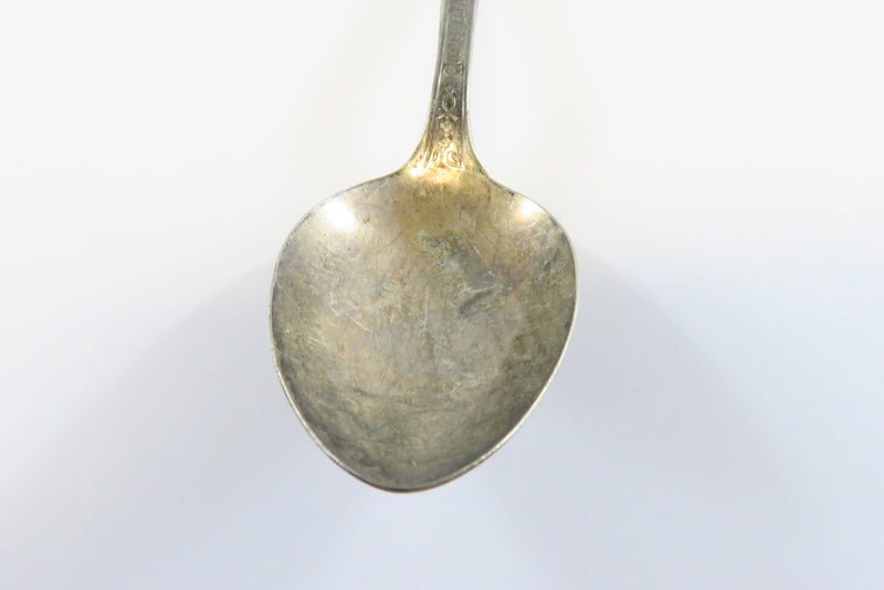 Quaker Early Birds Gene & Glenn Peerless Silver Plate Souvenir Spoon 5 7/8"