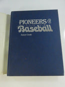 Close-up of page edge damage in Pioneers of Baseball