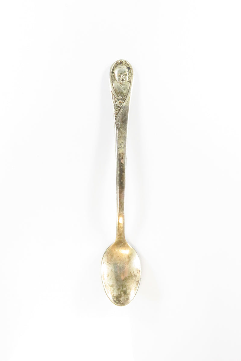 Vintage Gerber Baby Spoon Winthorp Silver Plate IS Spoon 5 9/16"