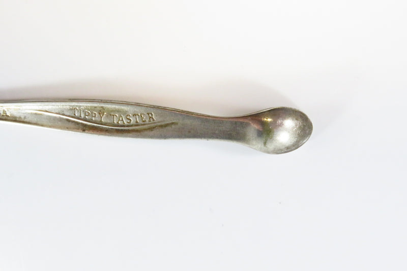 Vintage Tippy Taster Double Ended Spoon 5 11/16" Long