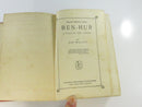 Lew Wallace - Ben-Hur: A Tale of the Christ - 1908 Wallace Memorial Edition Harper Brothers historical novel Sears