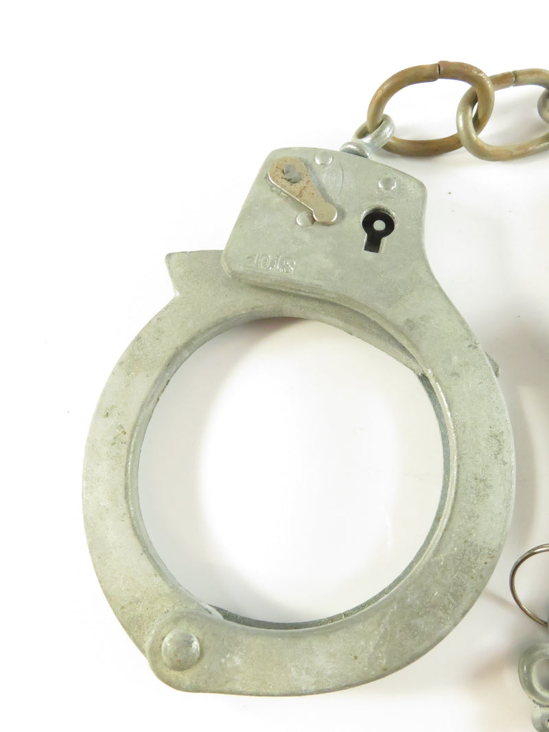 Vintage Compass Toy Handcuffs, Working Key, Fits Adult/Child, Collectible