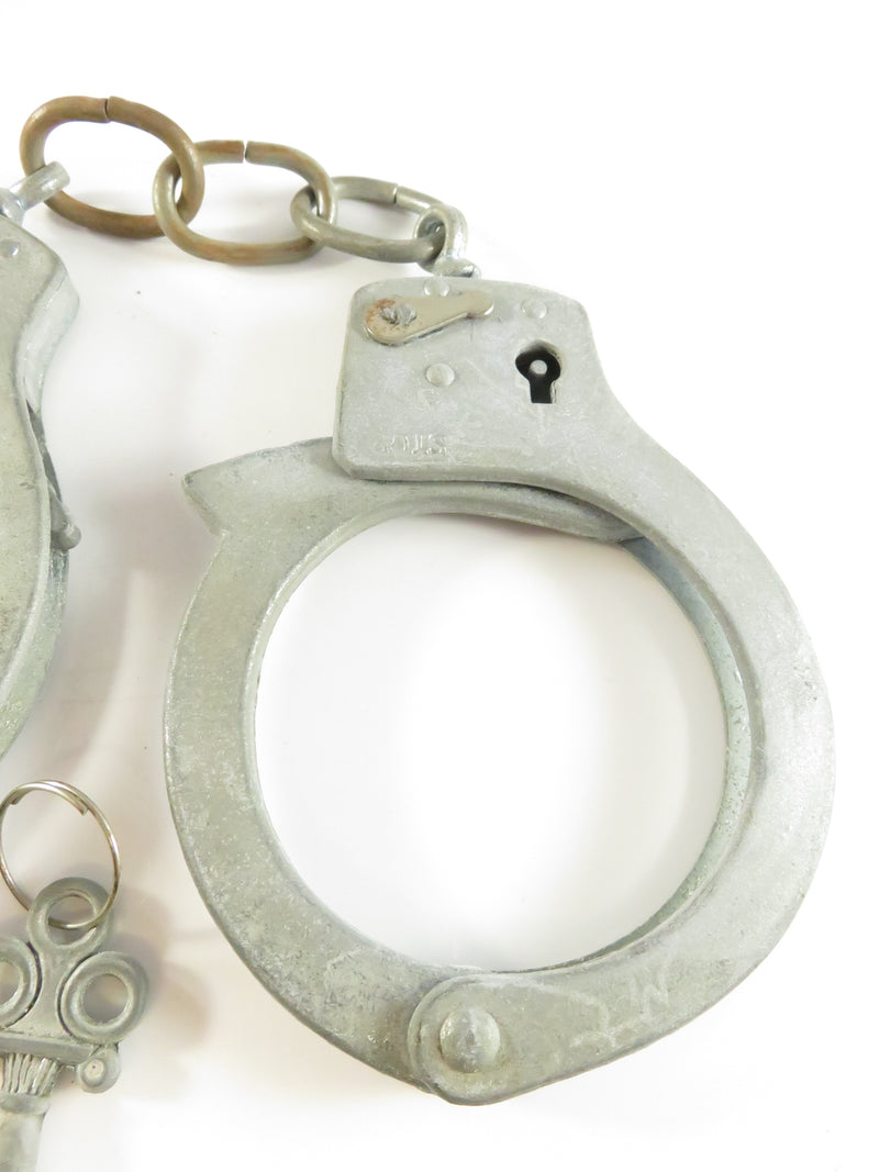 Vintage Compass Toy Handcuffs, Working Key, Fits Adult/Child, Collectible