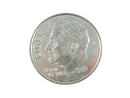 Vintage Oversized 1965 Roosevelt Dime Replica, 3", Novelty Coin, 1970s — front view