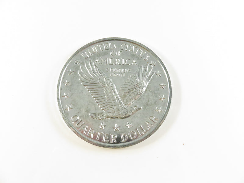 Vintage Oversized 1927 Standing Liberty Quarter Replica, 3" Wide, 3.74mm High, Novelty