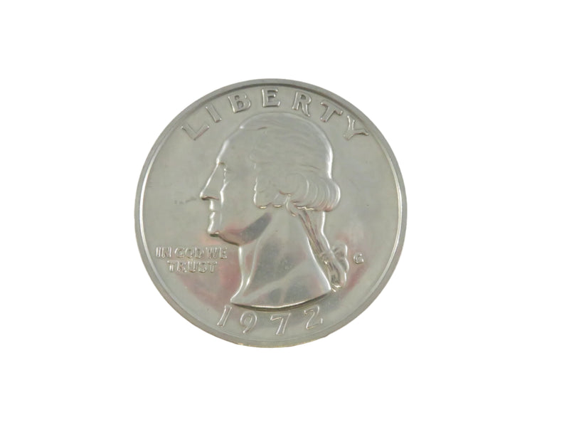 Vintage Oversized 1972 Washington Quarter Replica, 3" Wide, 4.91mm High, Novelty