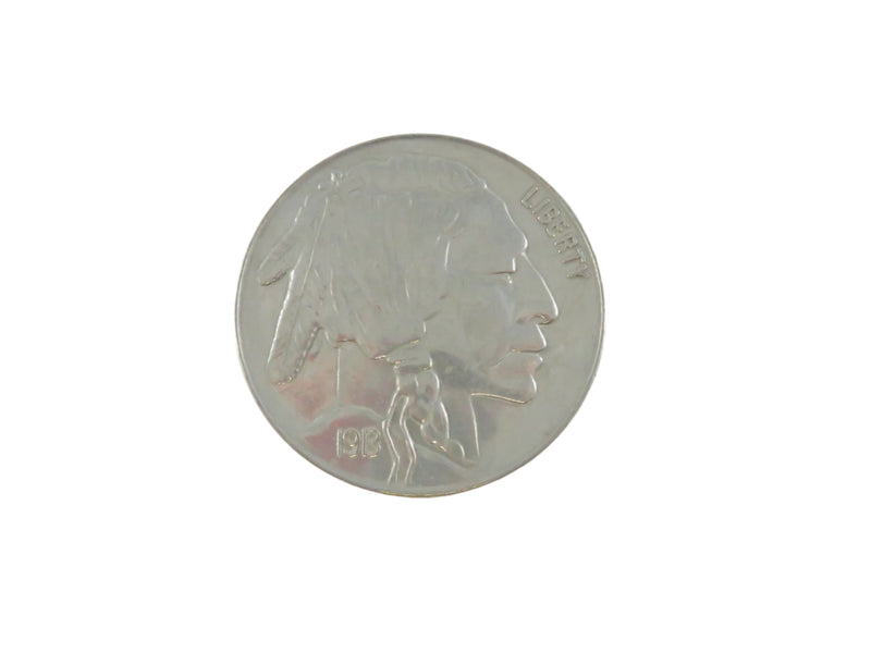 Vintage Oversized 1913 Buffalo Nickel Replica, 3" Wide, 4.20mm High, Novelty