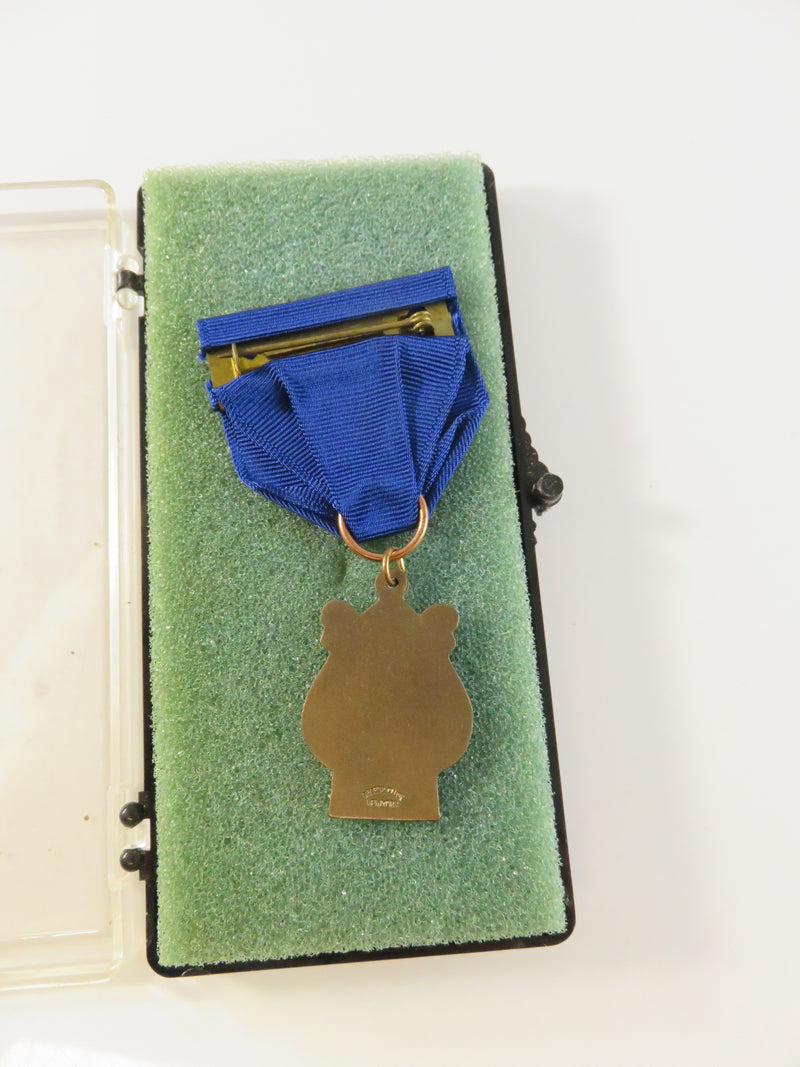 Vintage NYS Music Festival Medal, Dieges & Clust, 1970s, Original Case