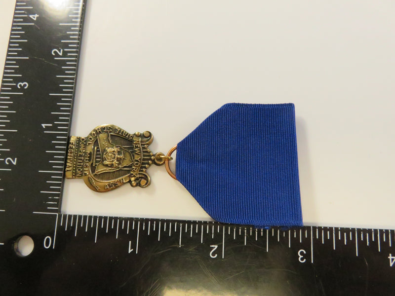 Vintage NYS Music Festival Medal, Dieges & Clust, 1970s, Original Case