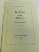 Anne Morrow Lindbergh - War Within and Without - 1980 - Franklin Library - Leather Bound First Edition Society accents