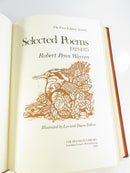 Robert Penn Warren Selected Poems 1923-1975 1976 First Edition Franklin Library Leather Bound Accented Illustrated