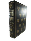 Front cover and spine of 'Trinity' by Leon Uris, Franklin Library edition