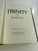 Leon Uris - Trinity - 1976 First Edition Society - Franklin Library - Leather Bound Illustrated Herbert Tauss