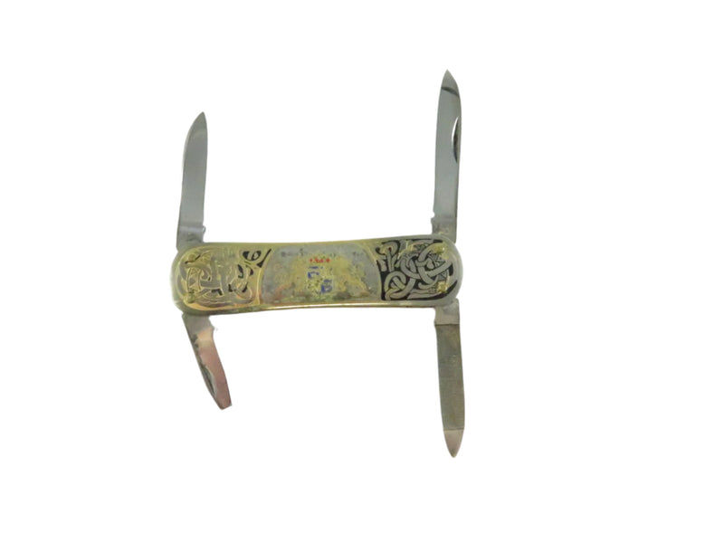 Vintage EKA Sweden Pin Knife - Coat of Arms - For Parts/Restoration