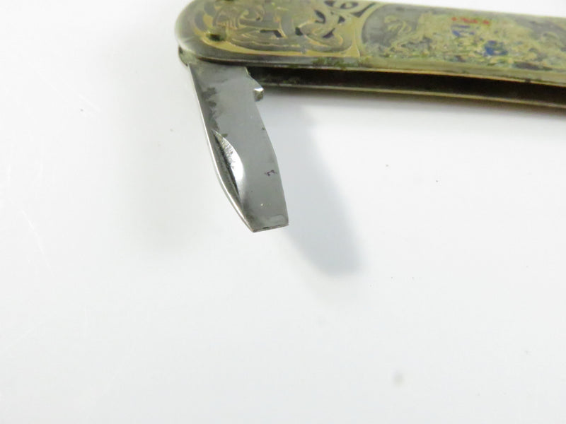 Vintage EKA Sweden Pin Knife - Coat of Arms - For Parts/Restoration