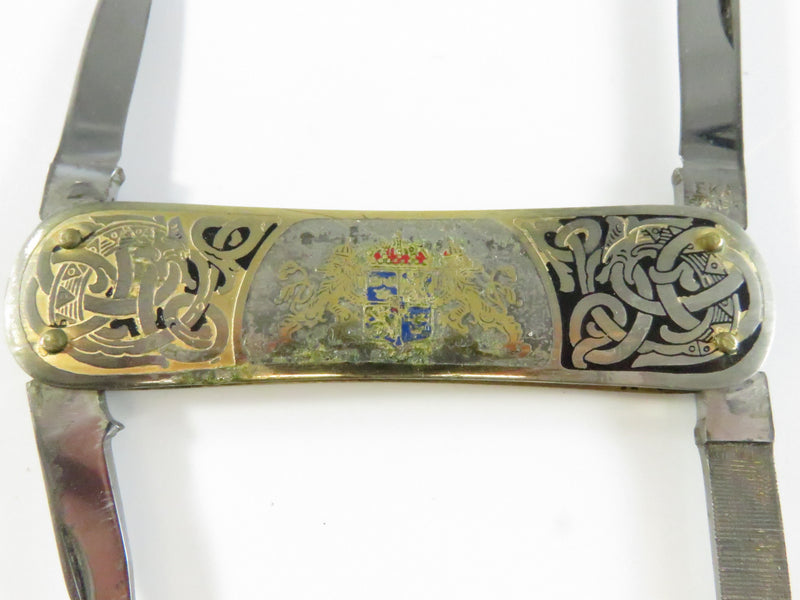 Vintage EKA Sweden Pin Knife - Coat of Arms - For Parts/Restoration