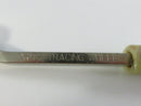 Vintage Dritz Tracing Wheel Sewing Pattern Marker Serrated Metal Wheel Marbled Plastic Handle Dressmaking Tool 6 Inch